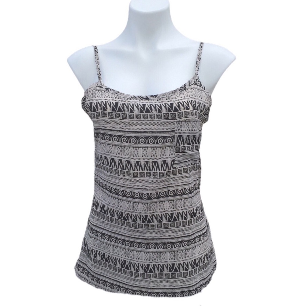 Traciel Aztec tribal print tank top shirt camisole